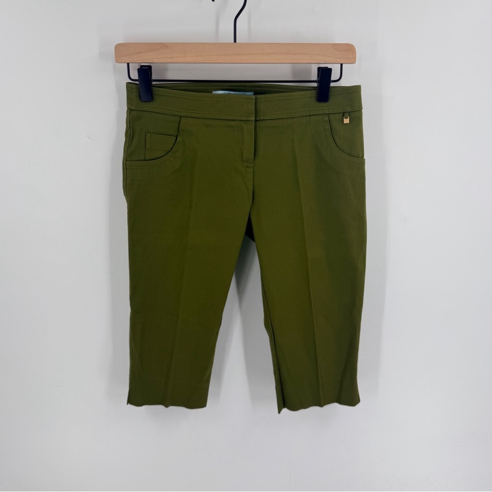 CLEARANCE Marciano Olive‎ Green Tailored Long Shorts Size 0 High Rise Chic